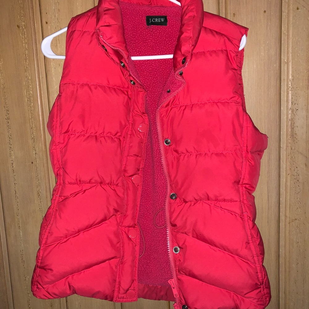j. crew puffer vest